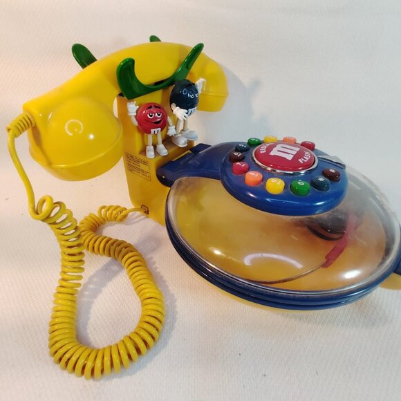 Phone M&M Candy Dish Telephone Mars Talks Collectible, Not tested #C14-B132 - Picture 3 of 5